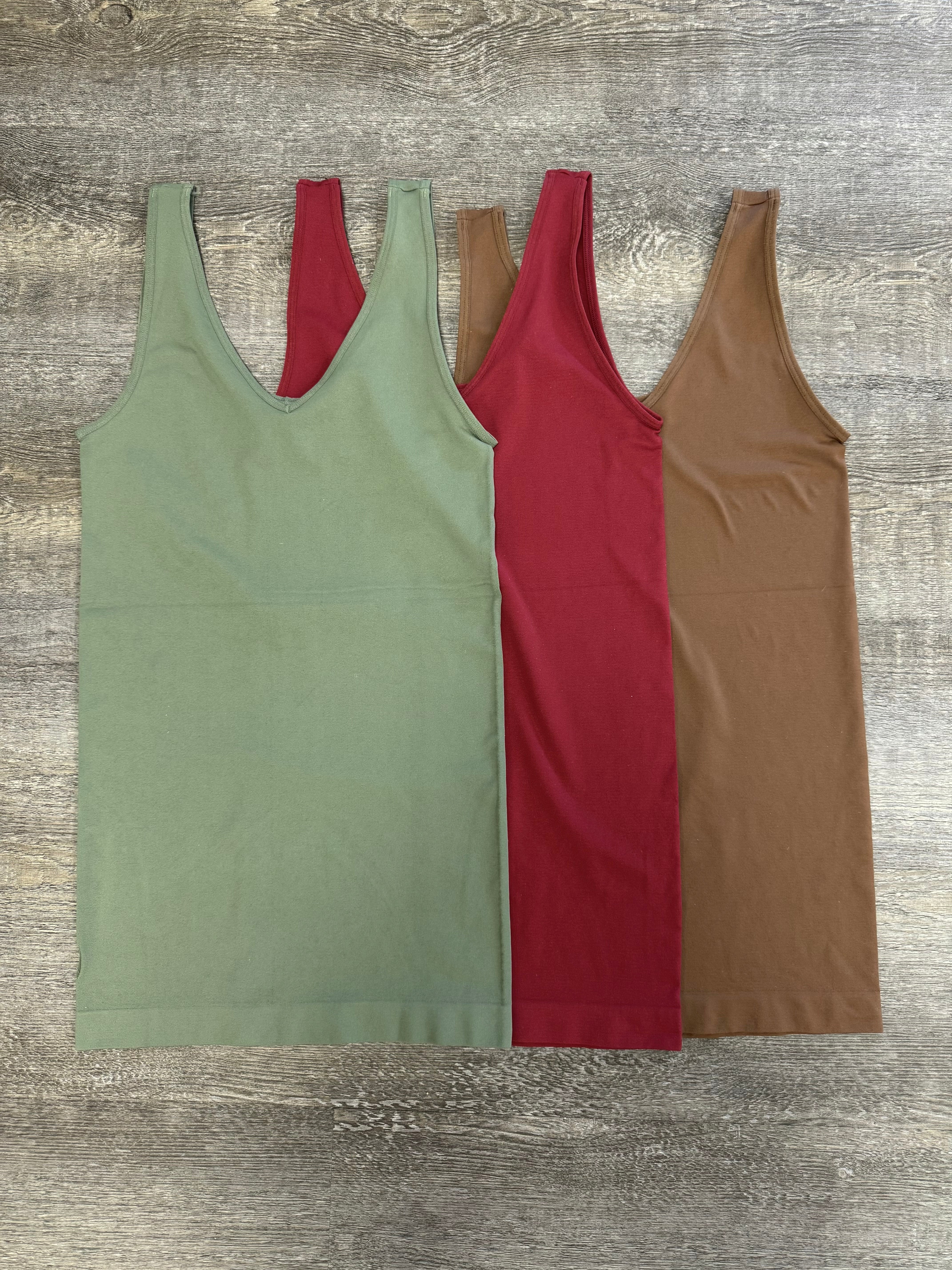 Reversible Slim & Shape Tank 2026- Misses-120 Sleeveless Tops-The Lovely Closet-The Lovely Closet, Women's Fashion Boutique in Alexandria, KY