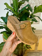 Corkys Who Knew Clog - Tan-270 Shoes-Corkys-The Lovely Closet, Women's Fashion Boutique in Alexandria, KY