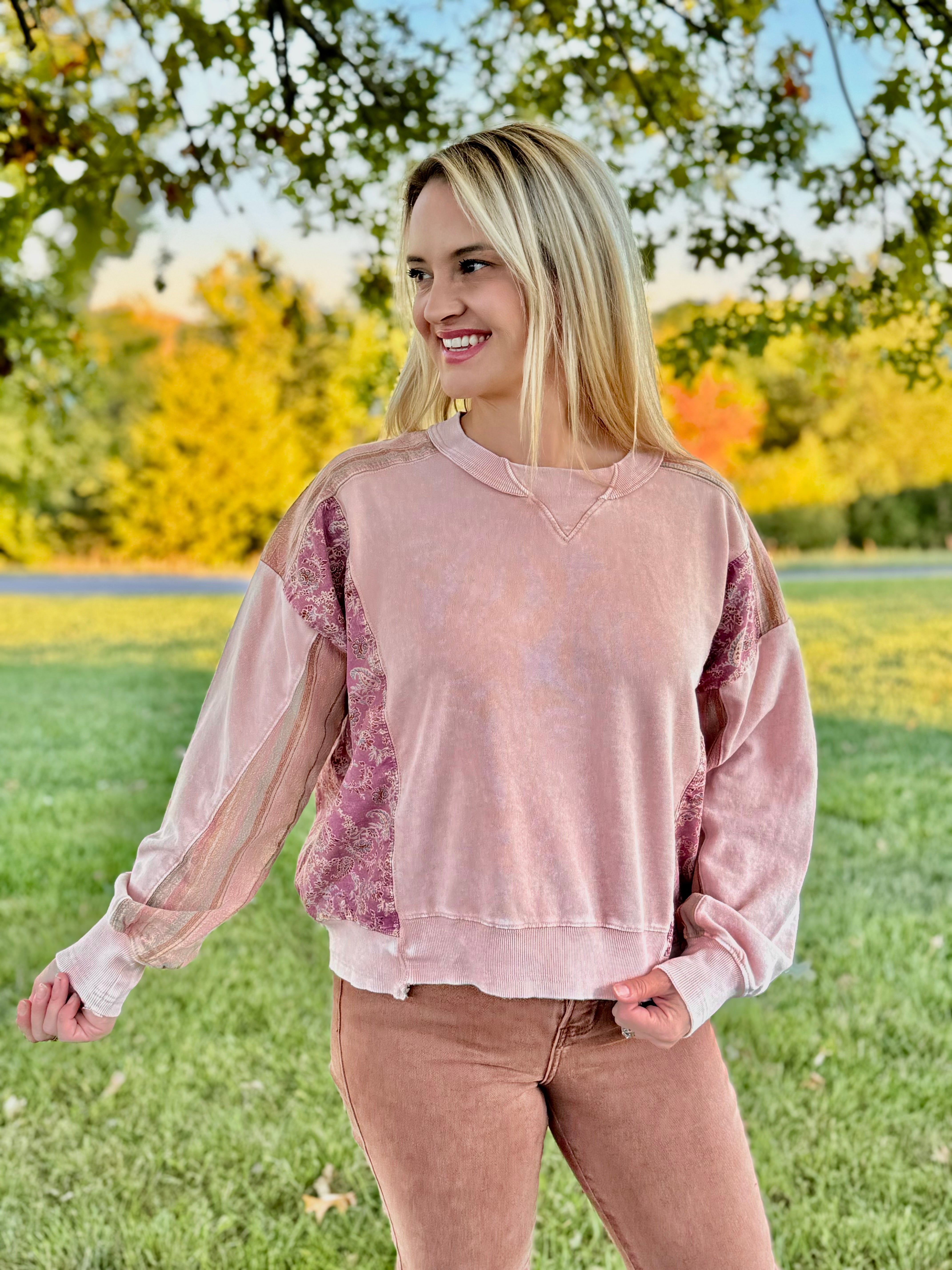 Make Me Blush Top-110 Long Sleeve Top-The Lovely Closet-The Lovely Closet, Women's Fashion Boutique in Alexandria, KY