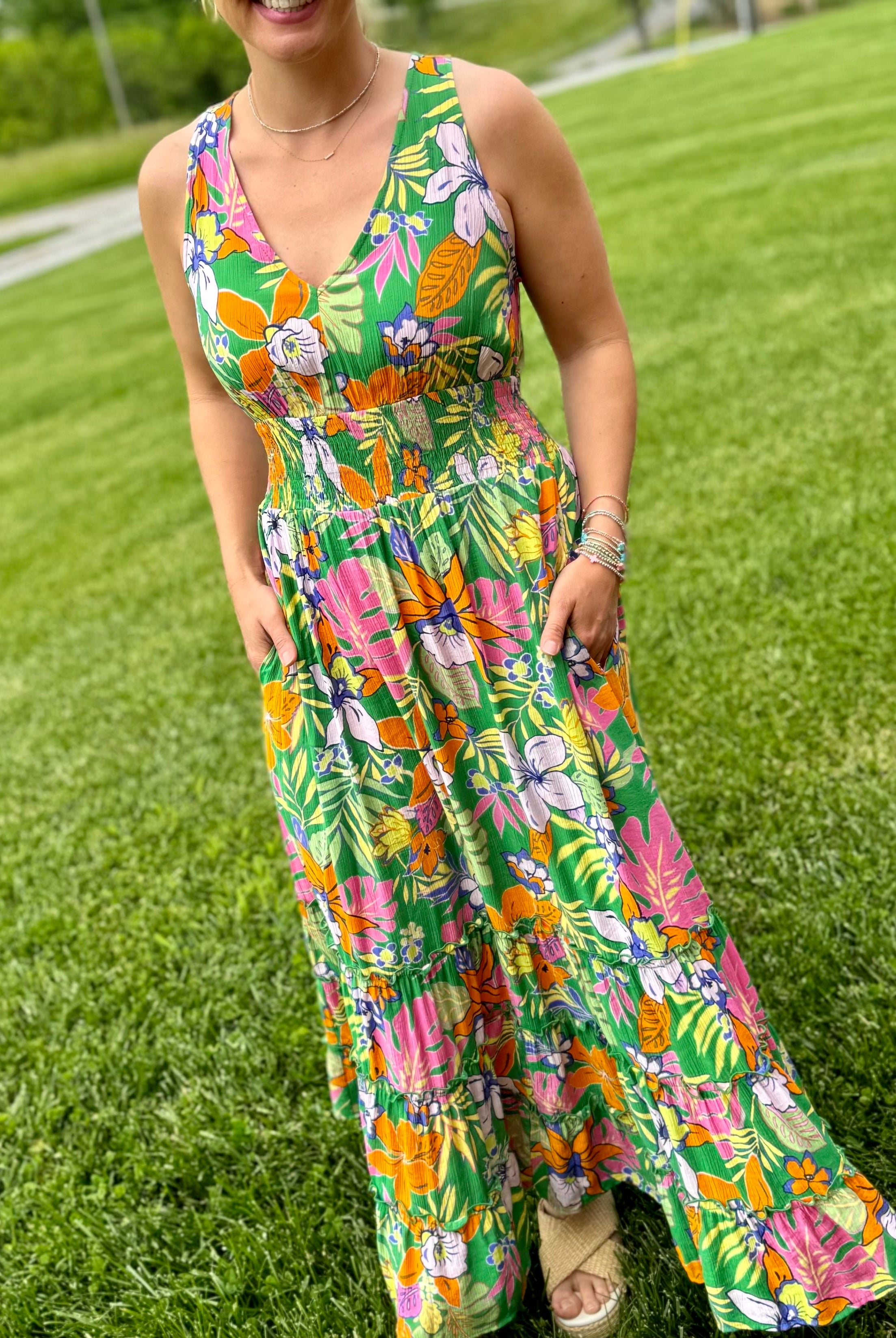 Passport to Paradise Maxi Dress-Maxi Dresses-The Lovely Closet-The Lovely Closet, Women's Fashion Boutique in Alexandria, KY