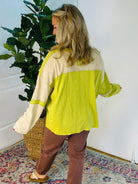 Starlight Bloom Top - Citron-110 Long Sleeve Top-easel-The Lovely Closet, Women's Fashion Boutique in Alexandria, KY