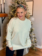 Cozy Chalet Oversized Sweater - Ivory-140 Sweaters-zenana-The Lovely Closet, Women's Fashion Boutique in Alexandria, KY