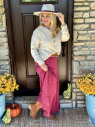 Autumn Days Maxi Skirt-230 Skirts/Shorts-The Lovely Closet-The Lovely Closet, Women's Fashion Boutique in Alexandria, KY