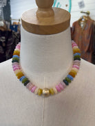 Multi Colored Candy Bead Necklace-280 Accessories-Golden Stella-The Lovely Closet, Women's Fashion Boutique in Alexandria, KY