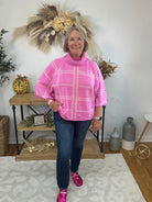 I Pink I Can Sweater-140 Sweaters-The Lovely Closet-The Lovely Closet, Women's Fashion Boutique in Alexandria, KY