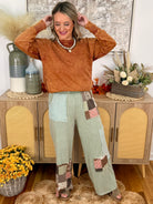 Run Around Acid Wash Pullover -150 Sweatshirts-The Lovely Closet-The Lovely Closet, Women's Fashion Boutique in Alexandria, KY