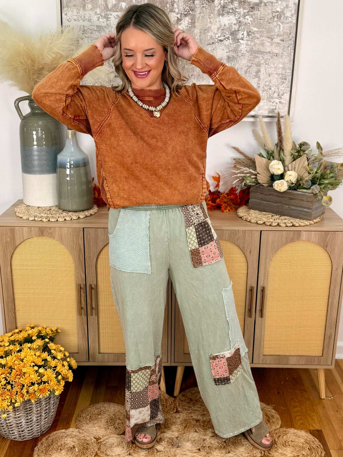 Run Around Acid Wash Pullover -150 Sweatshirts-The Lovely Closet-The Lovely Closet, Women's Fashion Boutique in Alexandria, KY