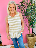 Soak Up The Sun Sleeveless Top-120 Sleeveless Tops-Doe and Rae-The Lovely Closet, Women's Fashion Boutique in Alexandria, KY