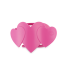 Flat Hair Clip | Small | Pink Heart to Heart-300 Headwear-TELETIES-The Lovely Closet, Women's Fashion Boutique in Alexandria, KY