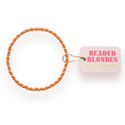 Orange Demi: Gold/Std 6.75-bracelet-Beaded Blondes-The Lovely Closet, Women's Fashion Boutique in Alexandria, KY