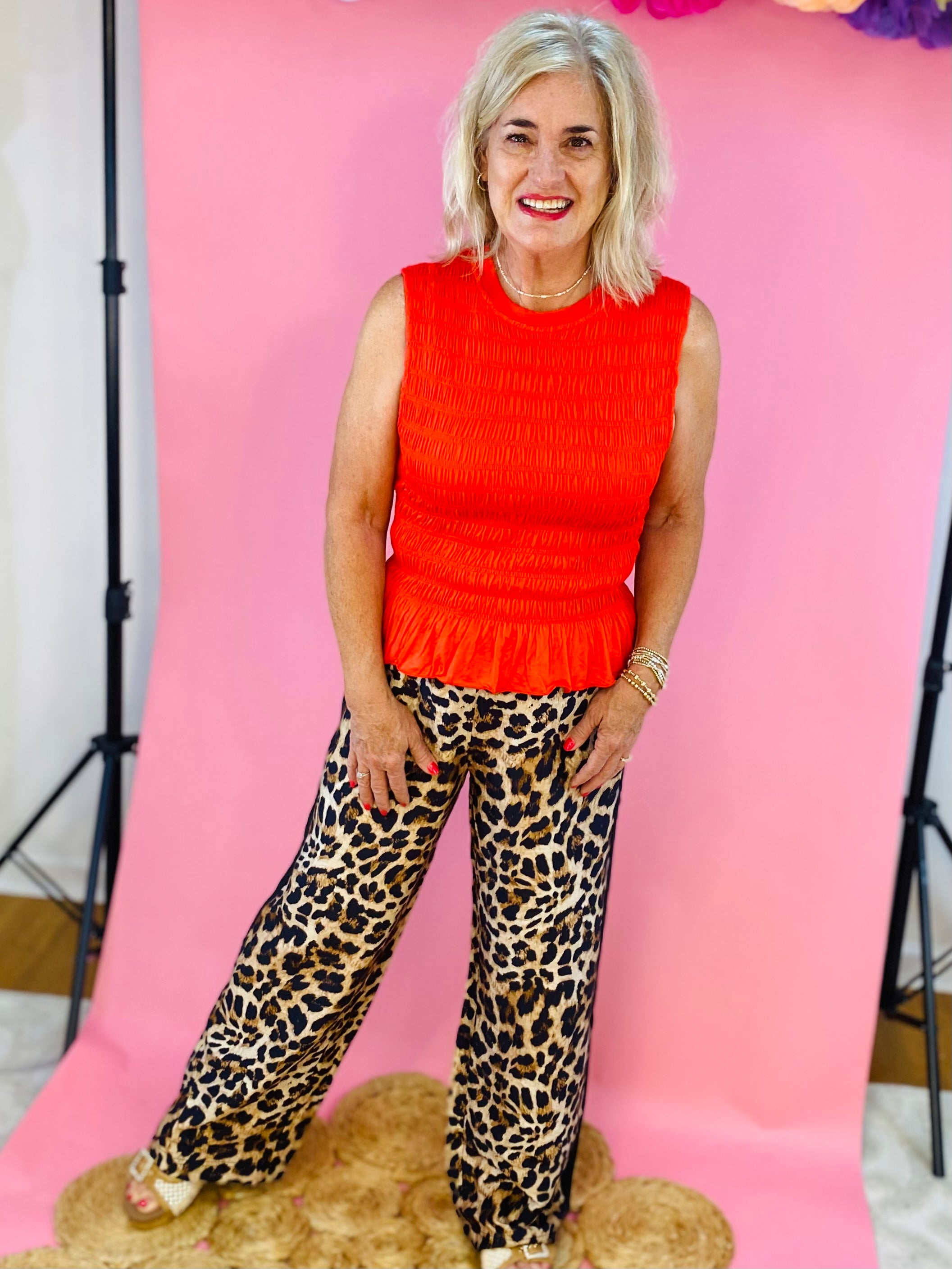 Summer is Here Tank-120 Sleeveless Tops-Anniewear-The Lovely Closet, Women's Fashion Boutique in Alexandria, KY