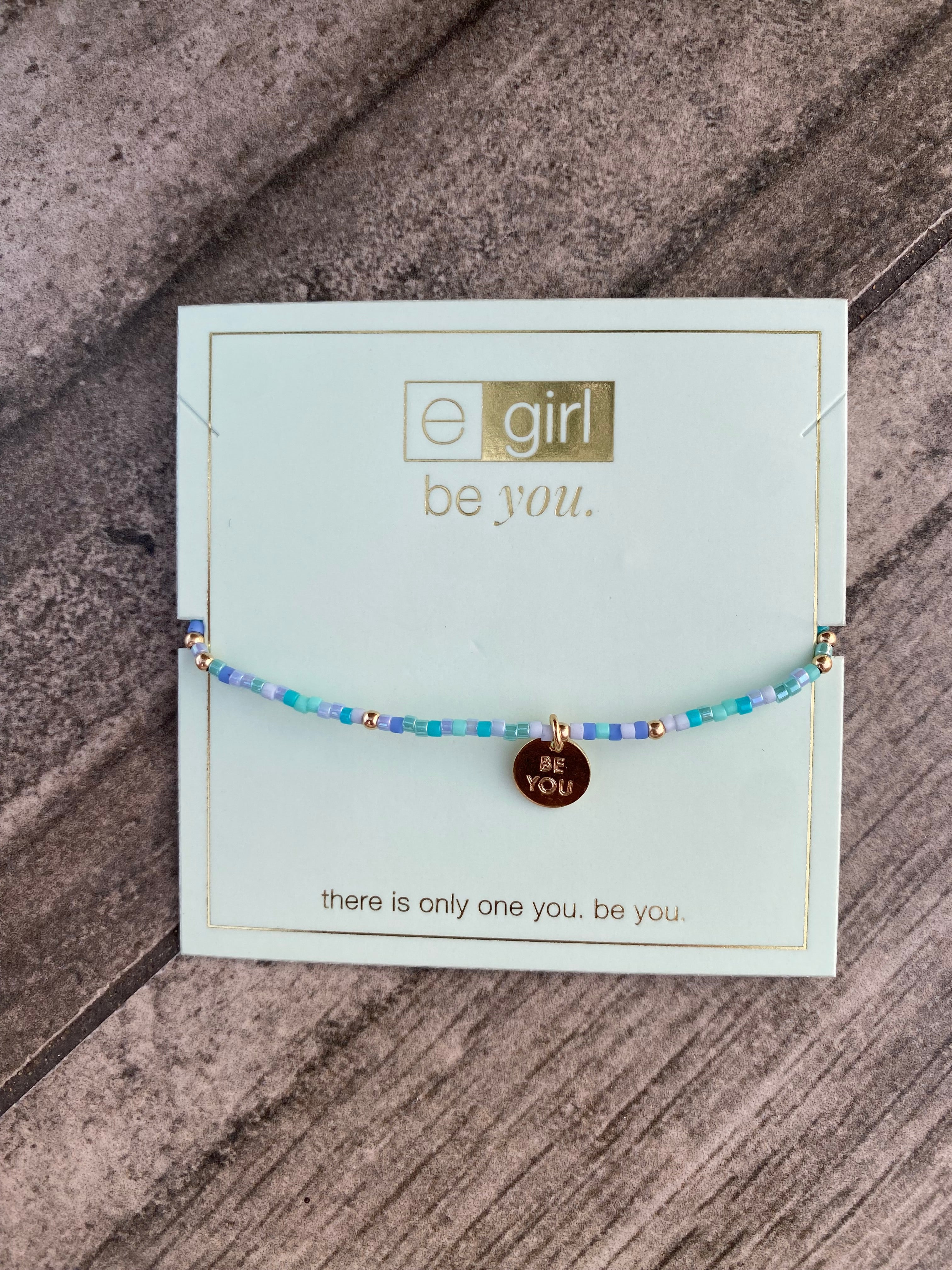 egirl Be You Small Gold Disc Hope Unwritten Bracelet-260 eNewton-eNewton-The Lovely Closet, Women's Fashion Boutique in Alexandria, KY