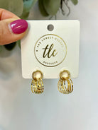 Gold Linked Rings Earrings-The Lovely Closet-The Lovely Closet, Women's Fashion Boutique in Alexandria, KY