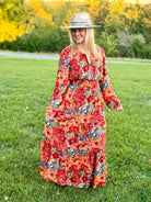 Fabulous Fall Print Dress-180 Dresses-The Lovely Closet-The Lovely Closet, Women's Fashion Boutique in Alexandria, KY