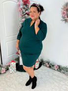 Magic A-Line Dress - Hunter Green-180 Dresses-Dear Scarlett-The Lovely Closet, Women's Fashion Boutique in Alexandria, KY