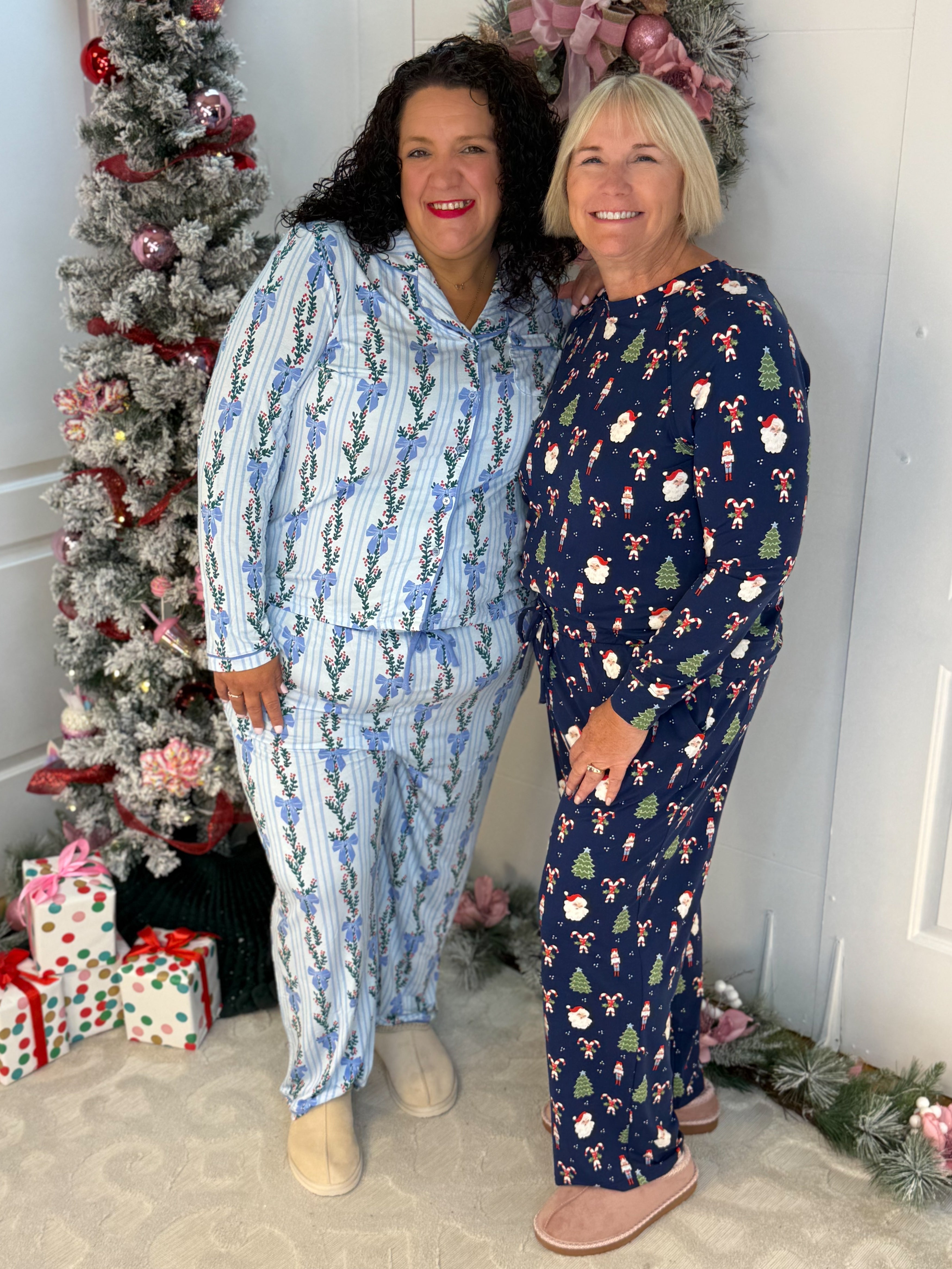 FINAL SALE Mary Square Hello Garland Charlotte Pant Set-350 Holiday-Mary Square-The Lovely Closet, Women's Fashion Boutique in Alexandria, KY