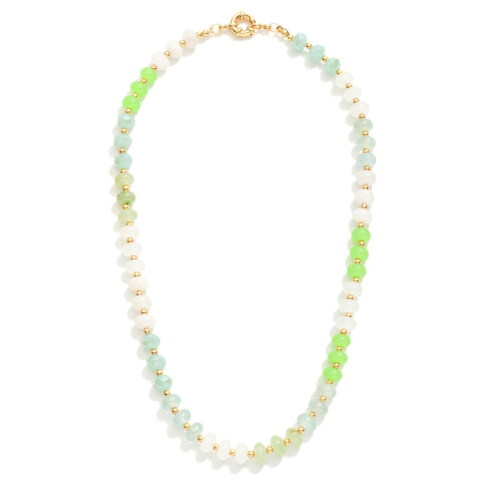 Candy Bead Beaded Necklace-280 Accessories-judson-The Lovely Closet, Women's Fashion Boutique in Alexandria, KY