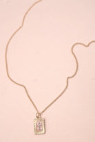 Sunburst Square Cross Pendant Necklace-280 Accessories-JOSSLYN by wall to wall-The Lovely Closet, Women's Fashion Boutique in Alexandria, KY