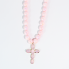 Pink Grace Cross Necklace-250 Jewelry-Treasure Jewels Inc.-The Lovely Closet, Women's Fashion Boutique in Alexandria, KY