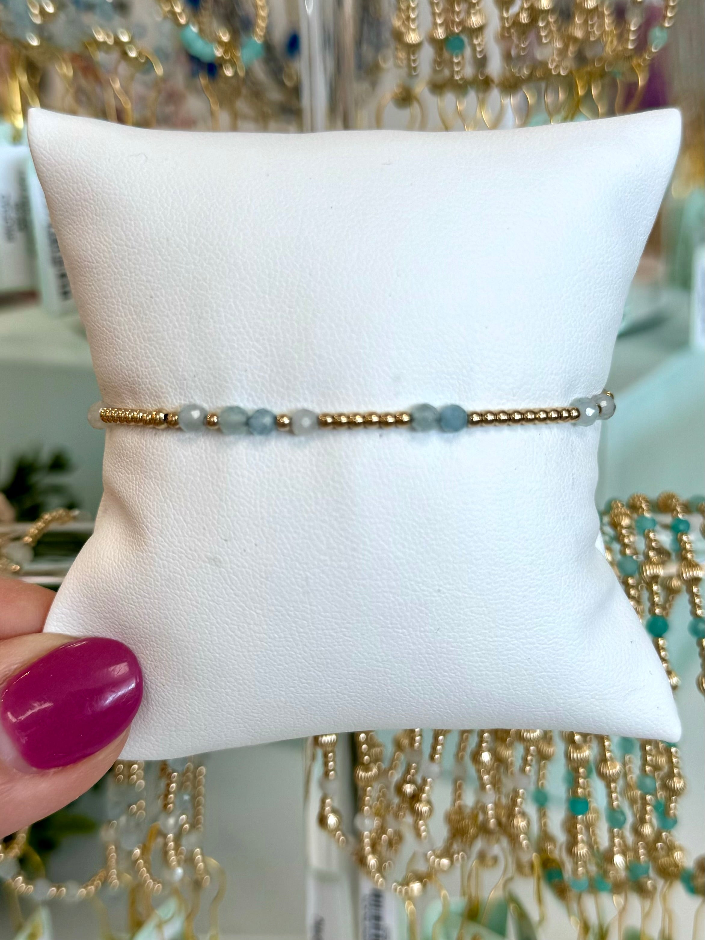 Hope Unwritten Gemstone Bracelet-260 eNewton-eNewton-The Lovely Closet, Women's Fashion Boutique in Alexandria, KY