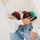 Suede Paris Card Wallet: Chocolate-wallet-Pretty Simple-The Lovely Closet, Women's Fashion Boutique in Alexandria, KY