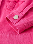 Hot Pink Fall Girls Denim Jacket-360 Carolines Closet-Rylee Faith Designs-The Lovely Closet, Women's Fashion Boutique in Alexandria, KY