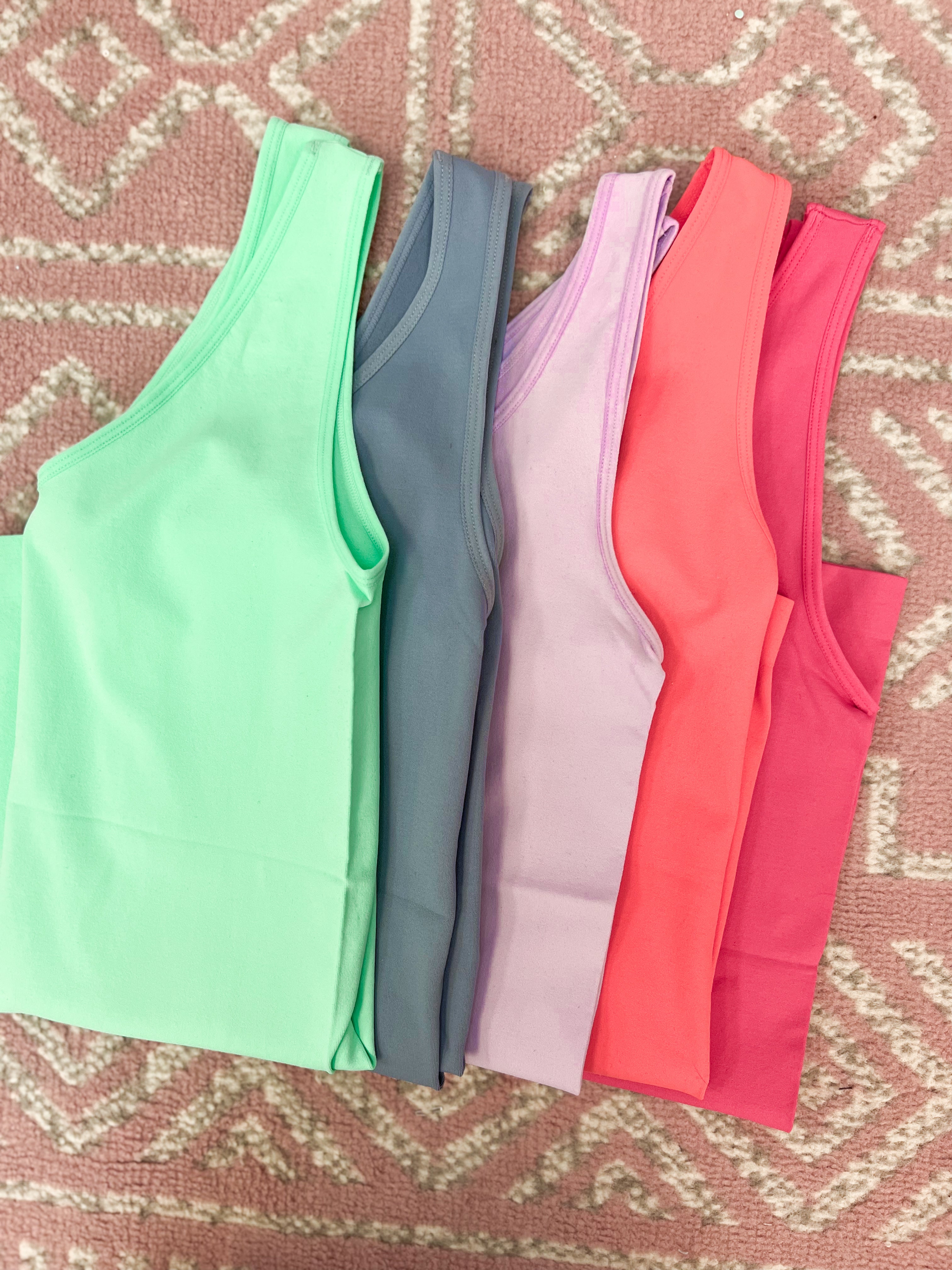 Spring Reversible Tanks-Tank Tops-The Lovely Closet-The Lovely Closet, Women's Fashion Boutique in Alexandria, KY