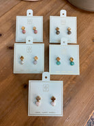 Signature Gold Cross Stud - Gemstone-260 eNewton-eNewton-The Lovely Closet, Women's Fashion Boutique in Alexandria, KY