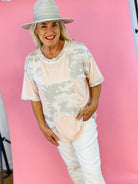 Camo Patchwork Top-100 Short Sleeve Tops-FANTASTIC FAWN-The Lovely Closet, Women's Fashion Boutique in Alexandria, KY