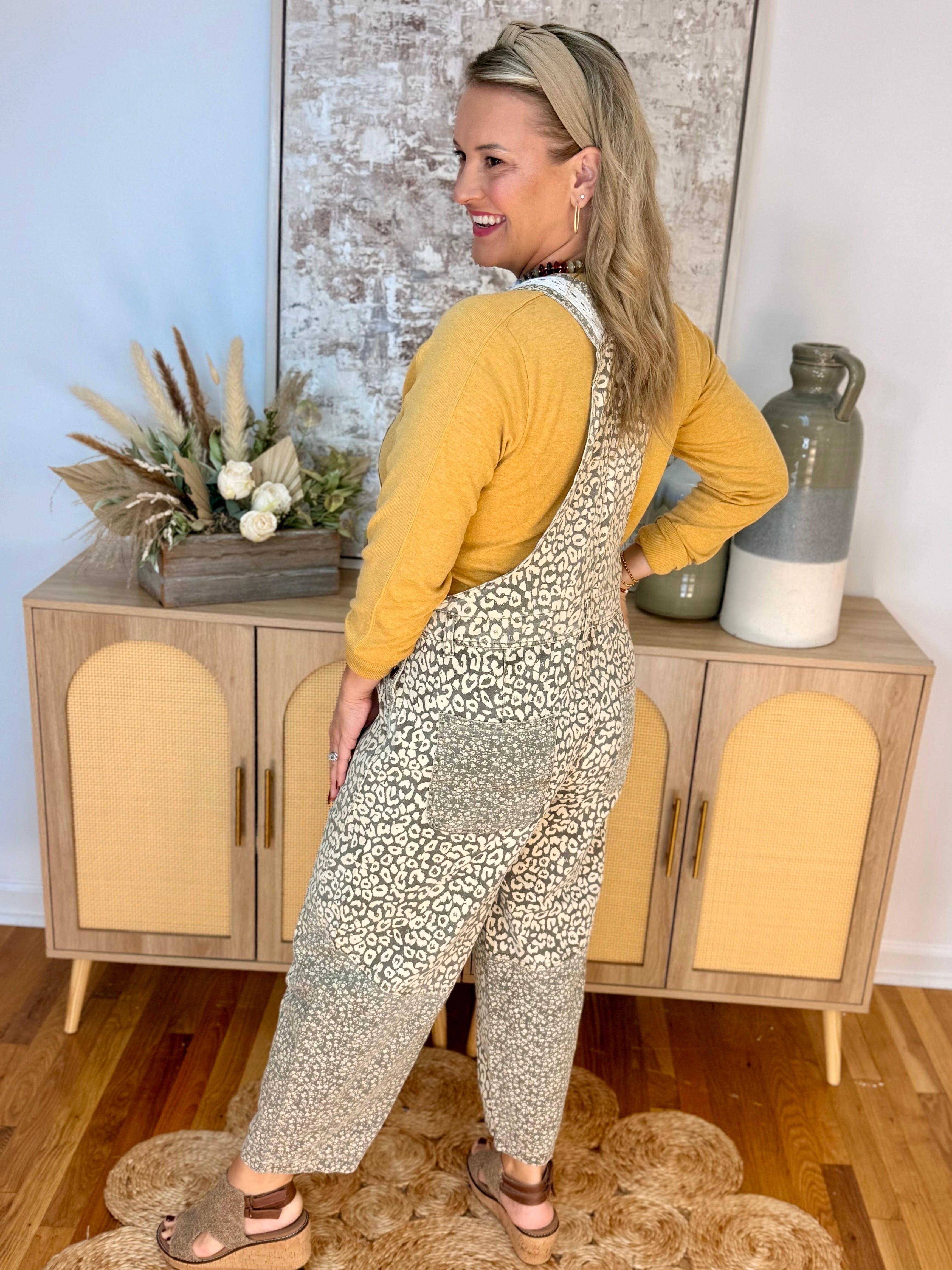 Wild About It Overalls - Mocha Grey-190 Rompers/Jumpsuits/Sets-easel-The Lovely Closet, Women's Fashion Boutique in Alexandria, KY
