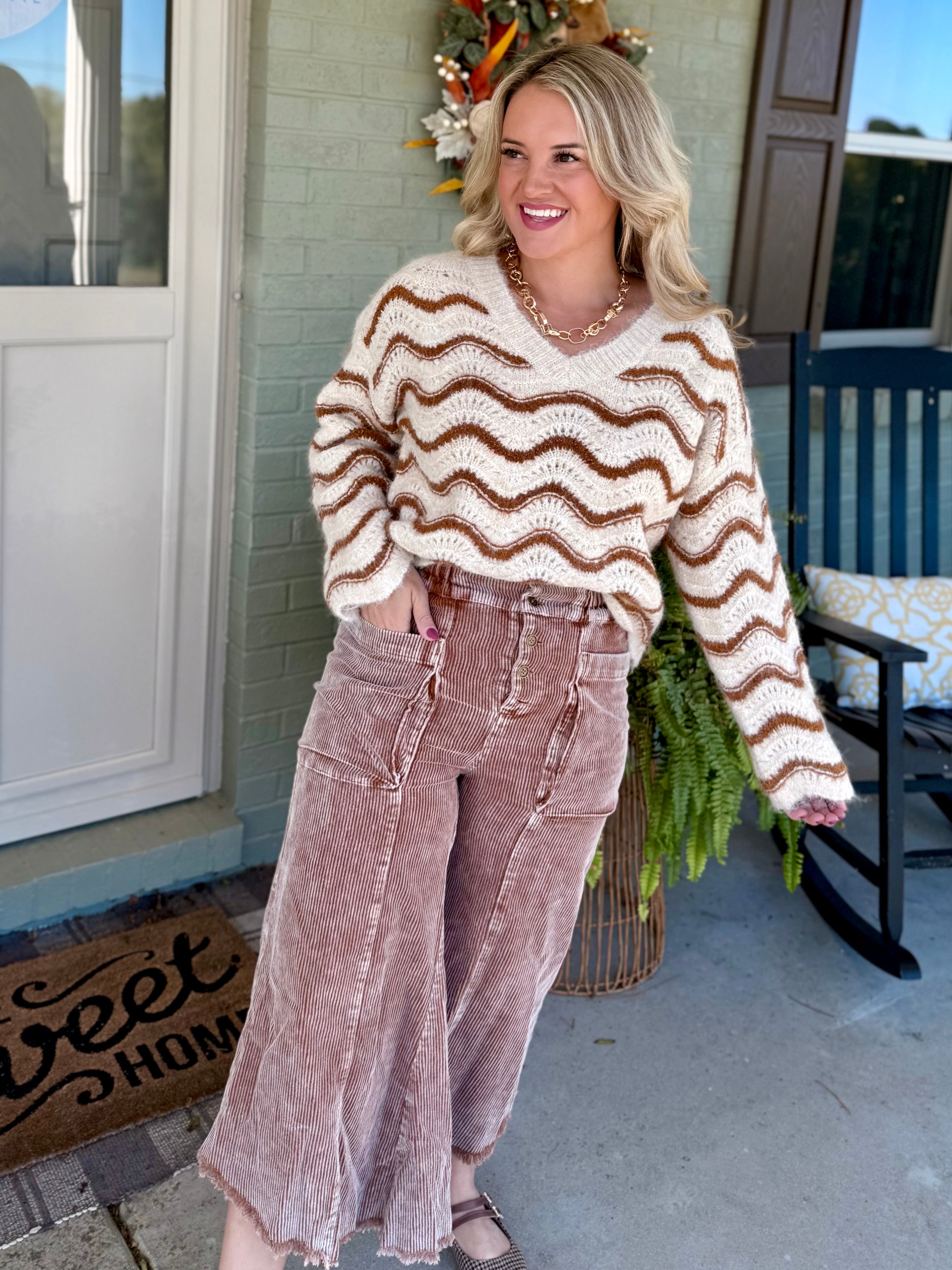 Maple Kiss Sweater-140 Sweaters-bibi-The Lovely Closet, Women's Fashion Boutique in Alexandria, KY