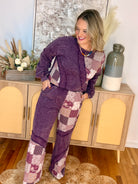 Mineral Wash Patchwork Swirl Pants-240 Pants-jHer-The Lovely Closet, Women's Fashion Boutique in Alexandria, KY