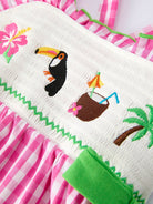 Summer Tropical Embroidered Girls' Dress-360 Carolines Closet-Rylee Faith Designs-The Lovely Closet, Women's Fashion Boutique in Alexandria, KY