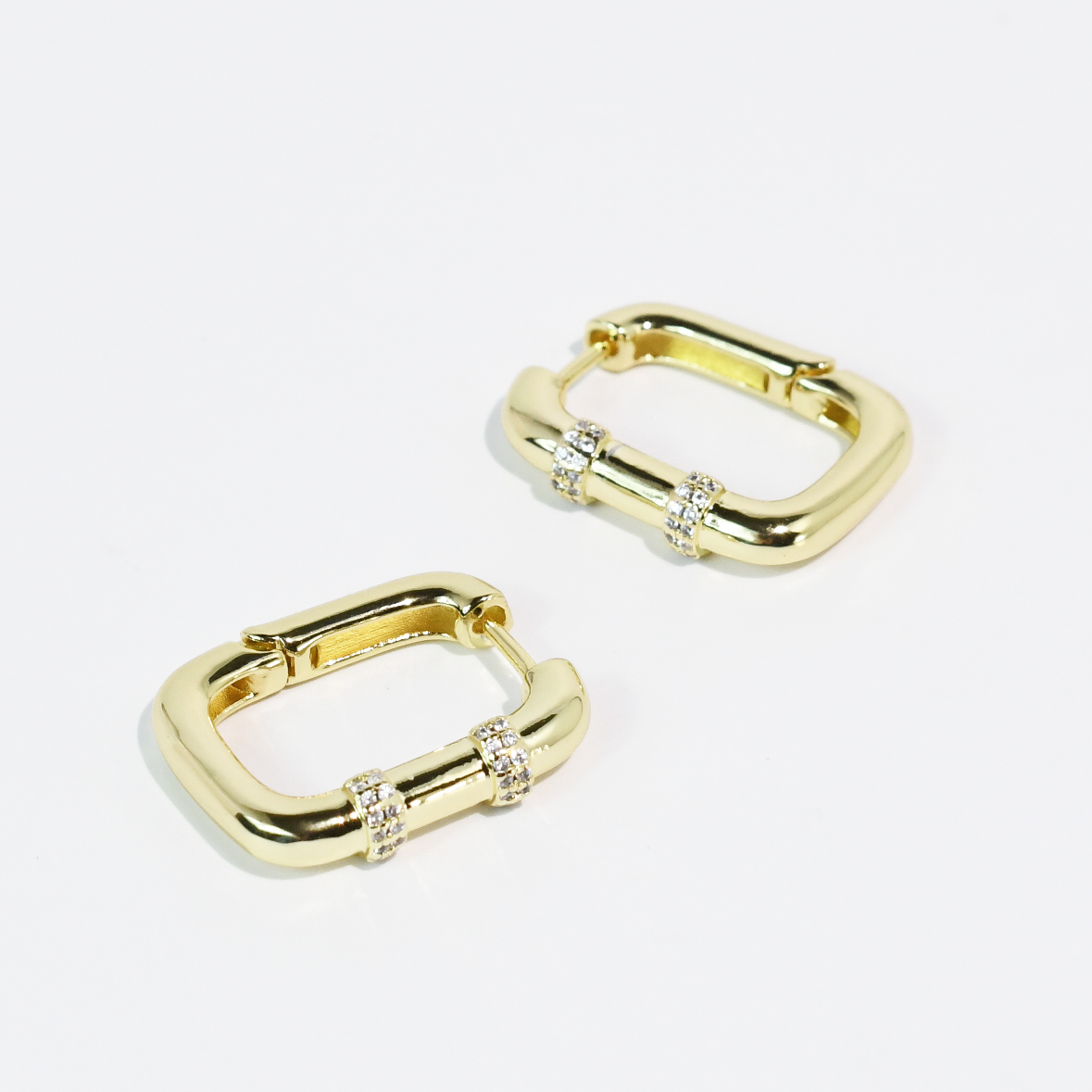 PRE-ORDER Luxe Huggies Gold-250 Jewelry-Treasure Jewels Inc.-The Lovely Closet, Women's Fashion Boutique in Alexandria, KY