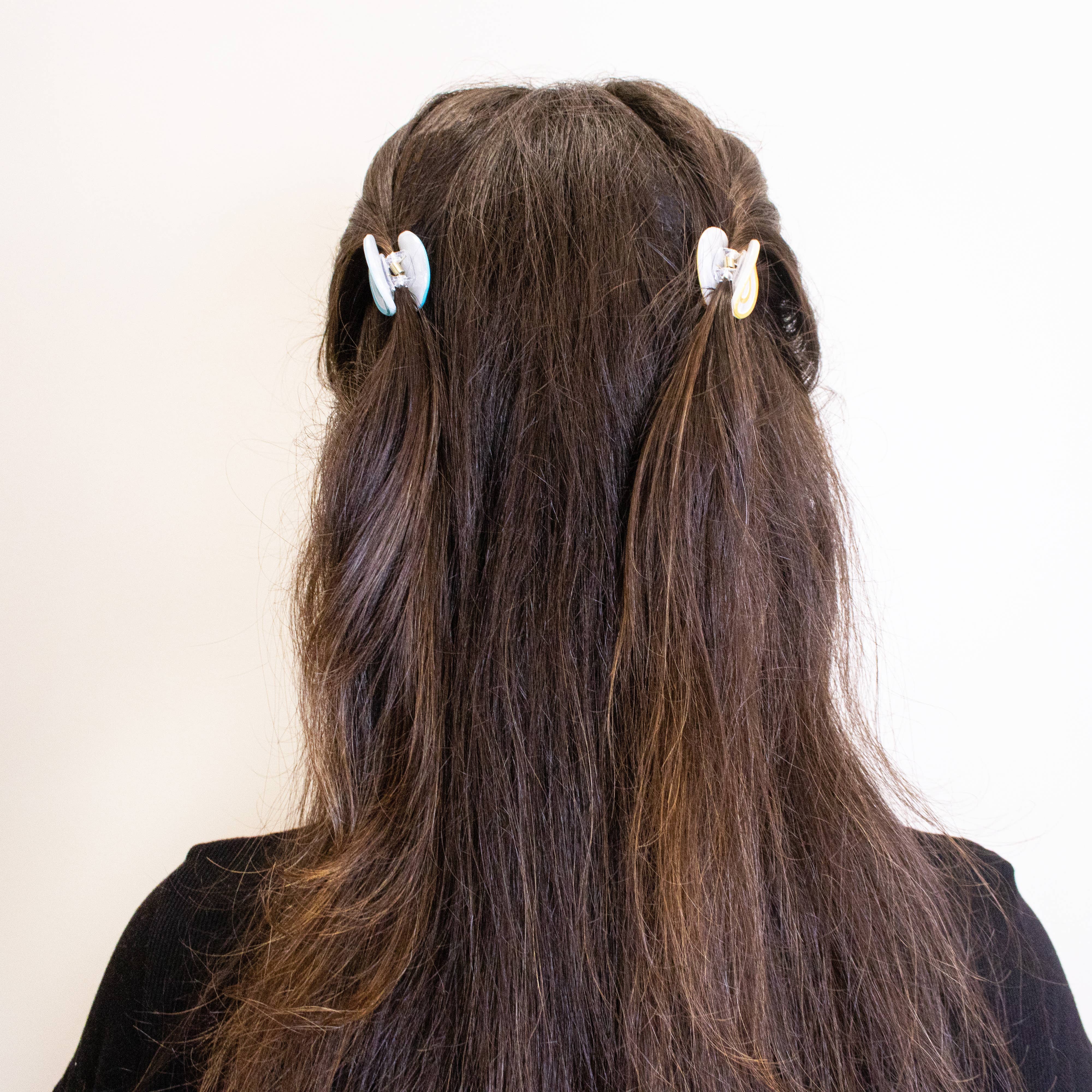 Small Emoji Smiley Face Hair Claw Clips - 4 Pack-310 Gift-Frog Sac-The Lovely Closet, Women's Fashion Boutique in Alexandria, KY