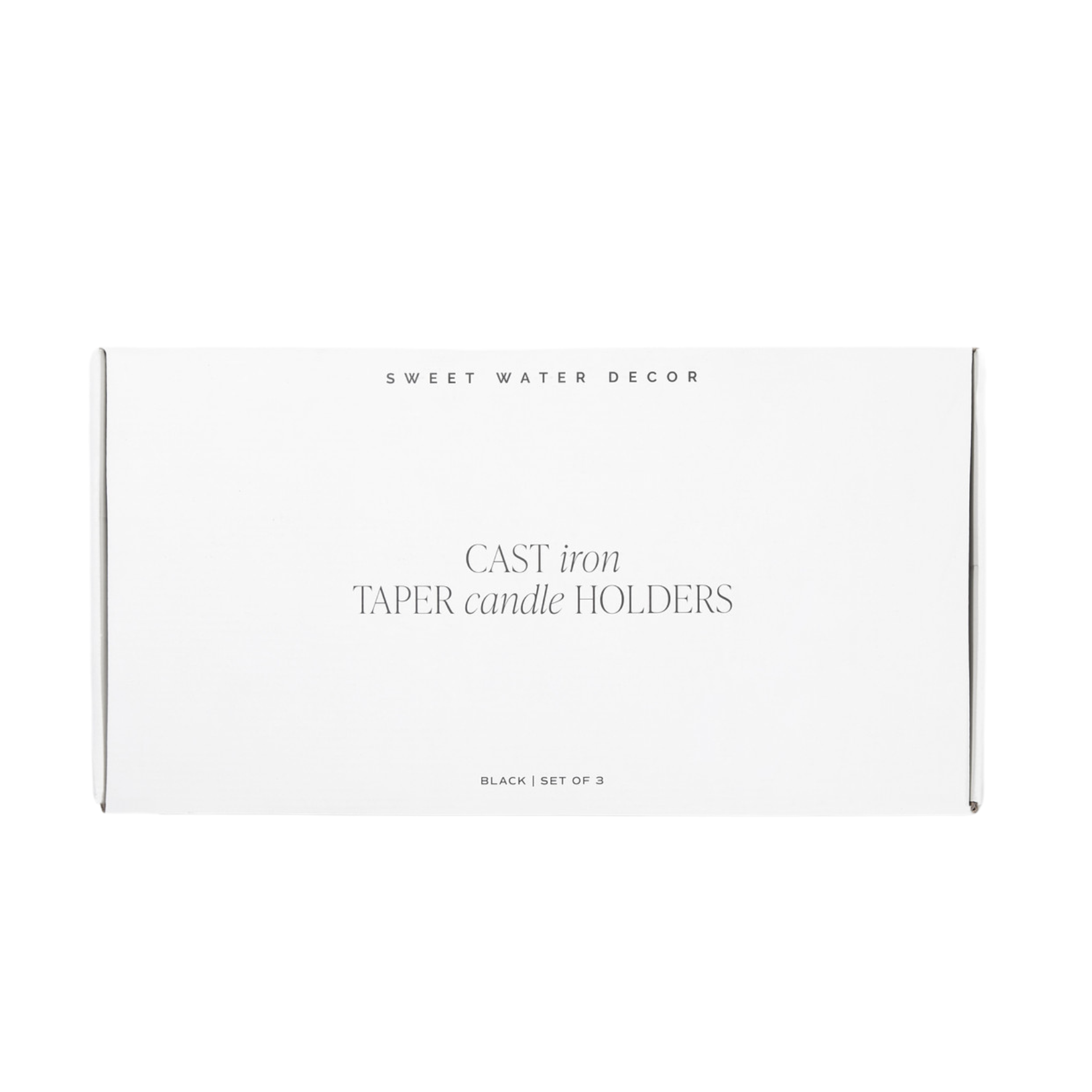 Cast Iron Taper Candle Holders, Set of 3-310 Gift-Sweet Water Decor-The Lovely Closet, Women's Fashion Boutique in Alexandria, KY