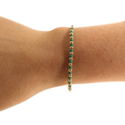 Green Demi Bracelet: Gold / Standard 6.75 inch-bracelet-Beaded Blondes-The Lovely Closet, Women's Fashion Boutique in Alexandria, KY