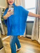 Warm Embrace Poncho Sweater-140 Sweaters-easel-The Lovely Closet, Women's Fashion Boutique in Alexandria, KY