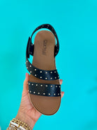 Corkys Chit Chat Sandal - Black-270 Shoes-Corkys-The Lovely Closet, Women's Fashion Boutique in Alexandria, KY