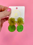 Pretty Petals Earrings - Green-250 Jewelry-The Lovely Closet-The Lovely Closet, Women's Fashion Boutique in Alexandria, KY