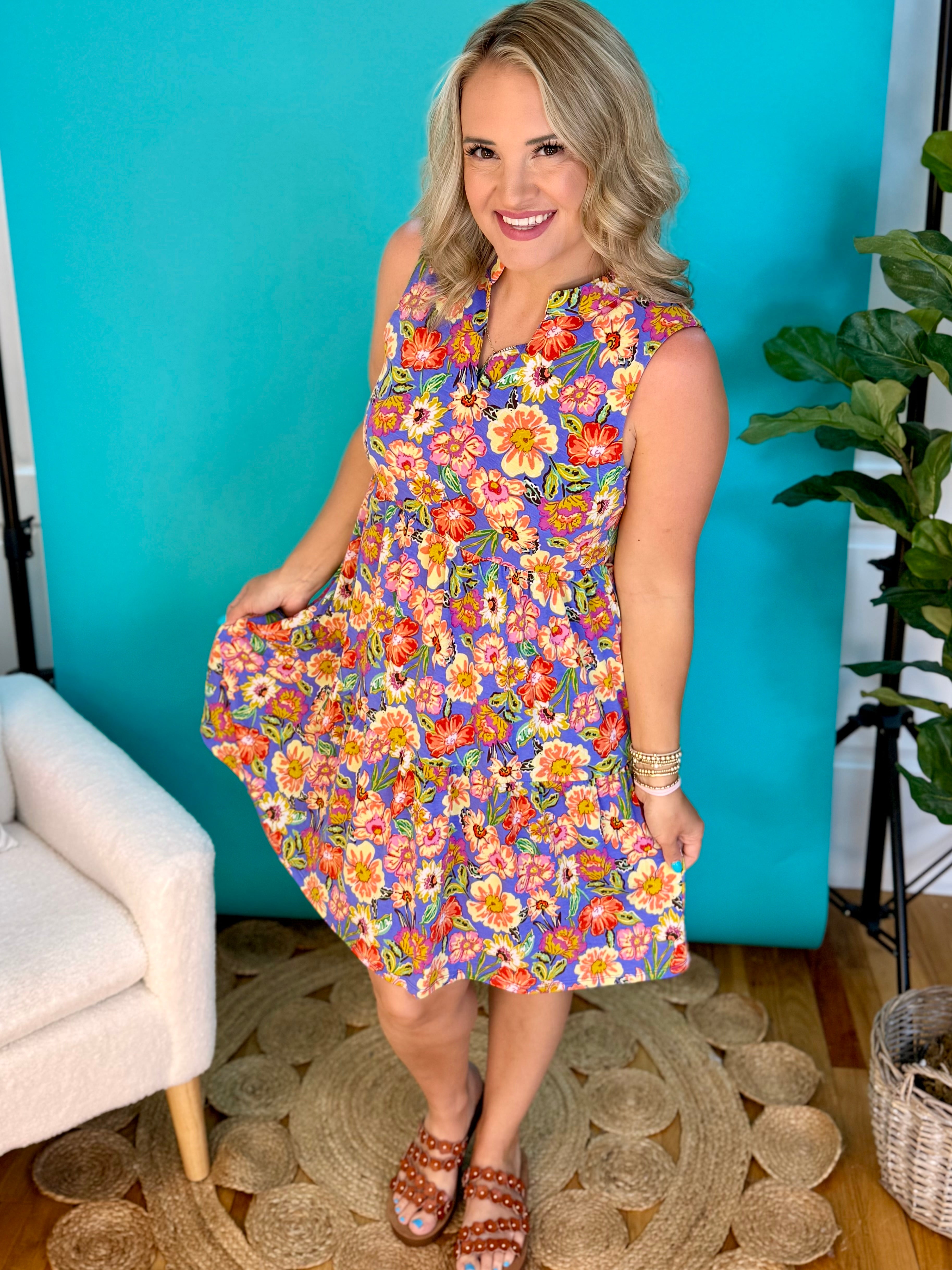 Summer Pop Lizzy Dress-180 Dresses-Dear Scarlett-The Lovely Closet, Women's Fashion Boutique in Alexandria, KY