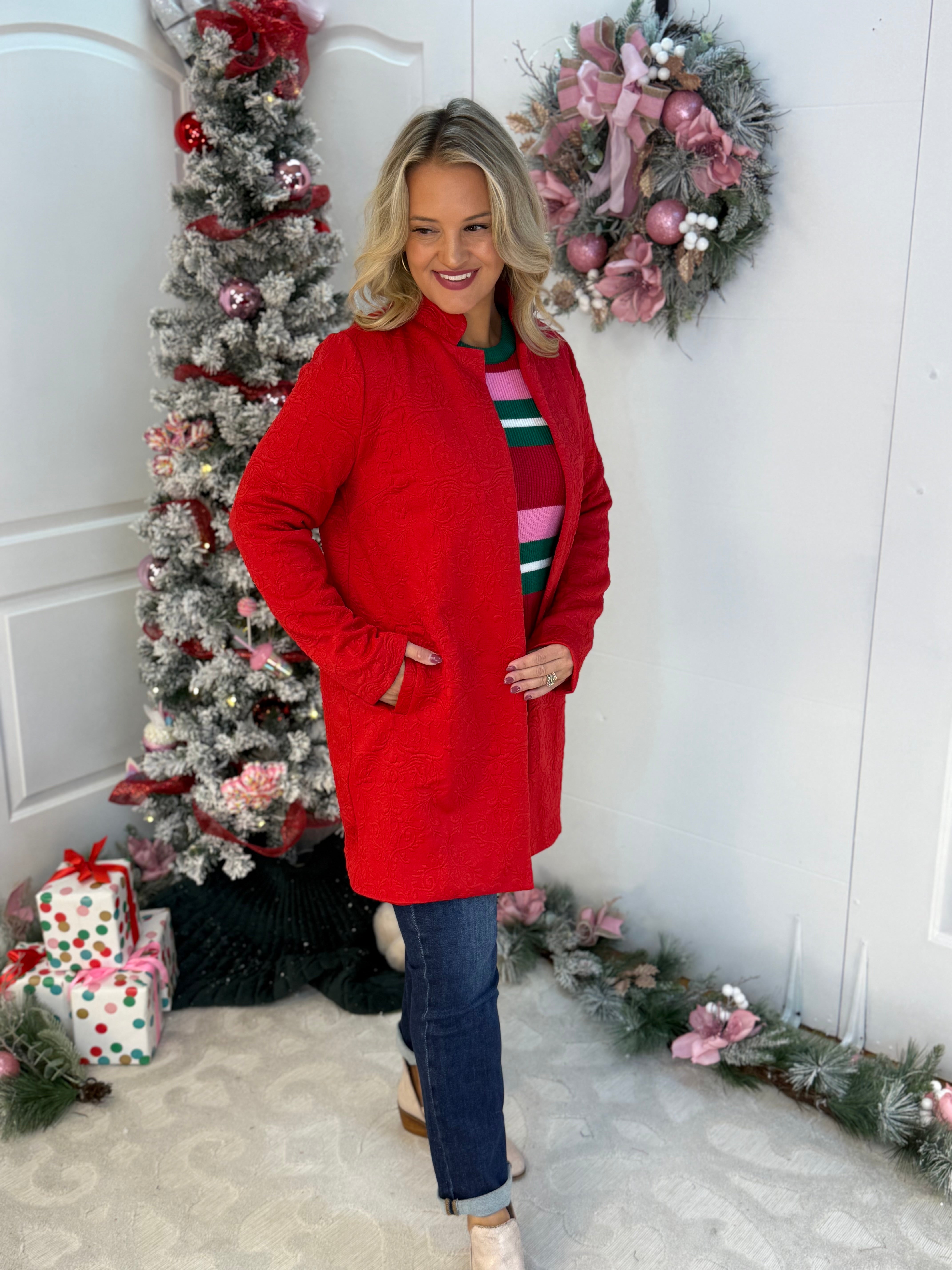 The Christmas Coat-170 Jackets/Outerwear-Dear Scarlett-The Lovely Closet, Women's Fashion Boutique in Alexandria, KY