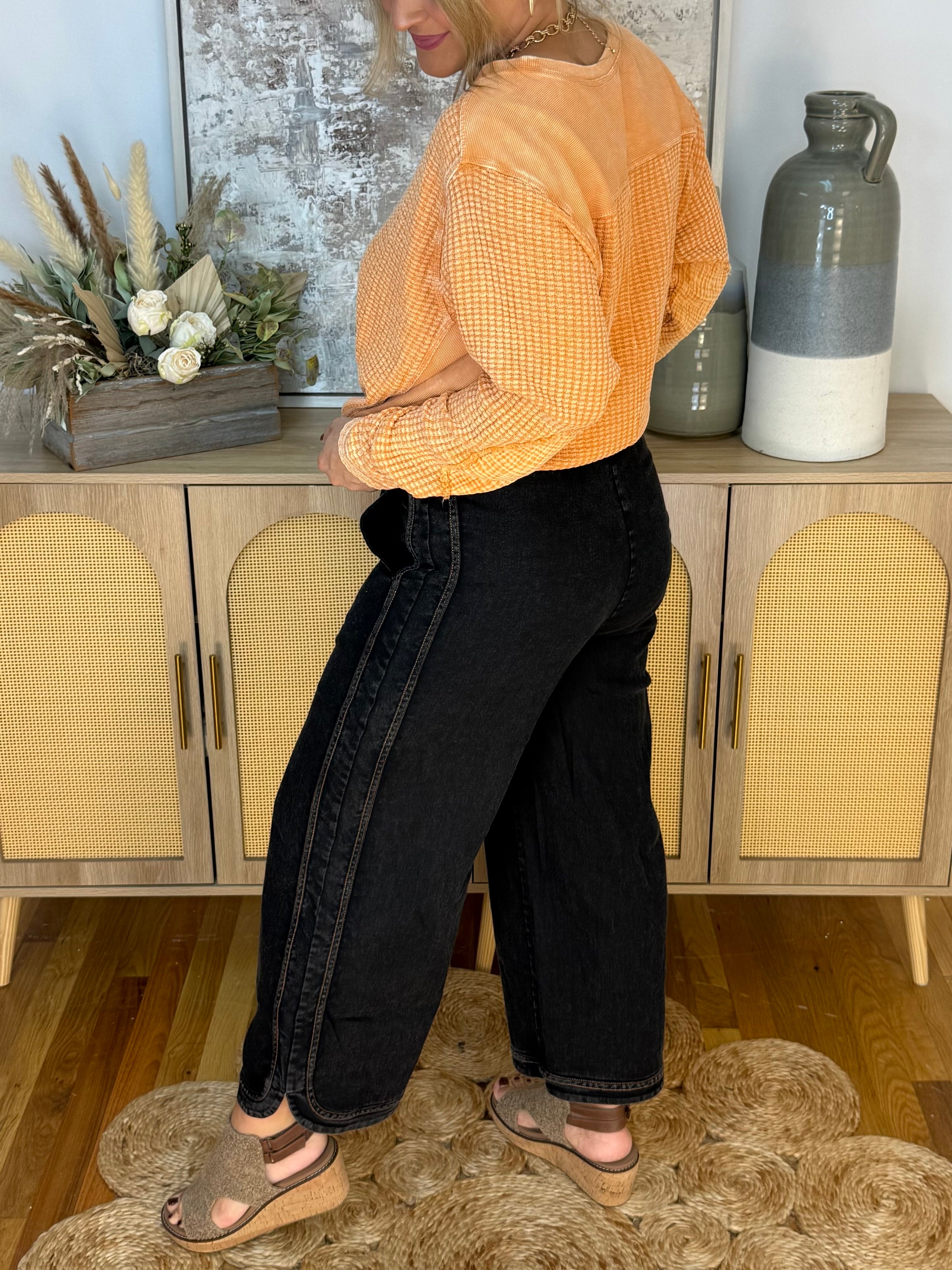 The Main Event Denim Pants - Washed Black-240 Pants-easel-The Lovely Closet, Women's Fashion Boutique in Alexandria, KY