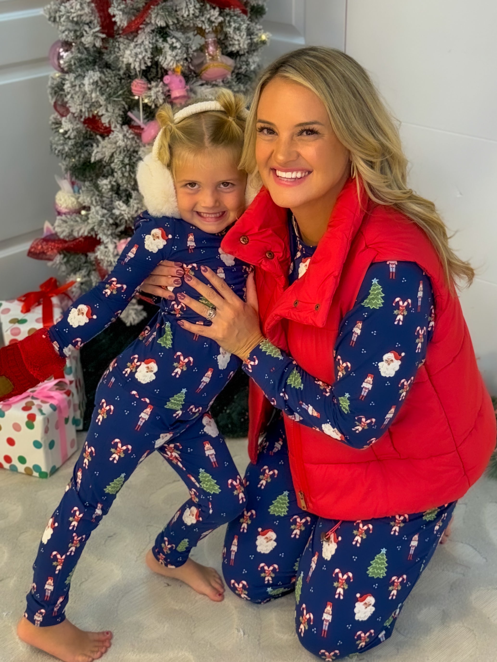 Mary Square Peppermint Pine Family - Womens-350 Holiday-Mary Square-The Lovely Closet, Women's Fashion Boutique in Alexandria, KY