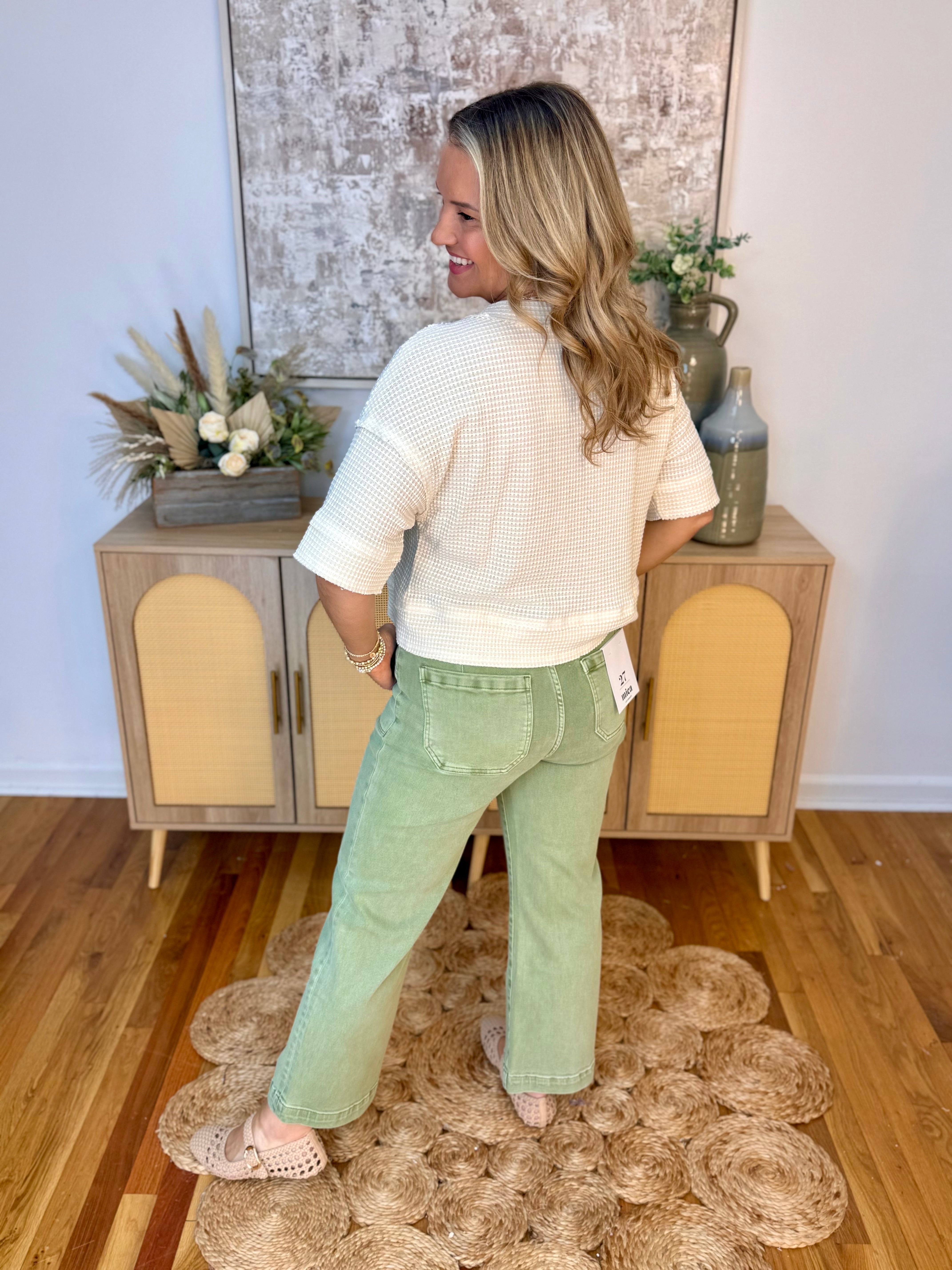 Soft Sands Short Sleeve Cardigan - Cream-100 Short Sleeve Tops-Blu Pepper-The Lovely Closet, Women's Fashion Boutique in Alexandria, KY