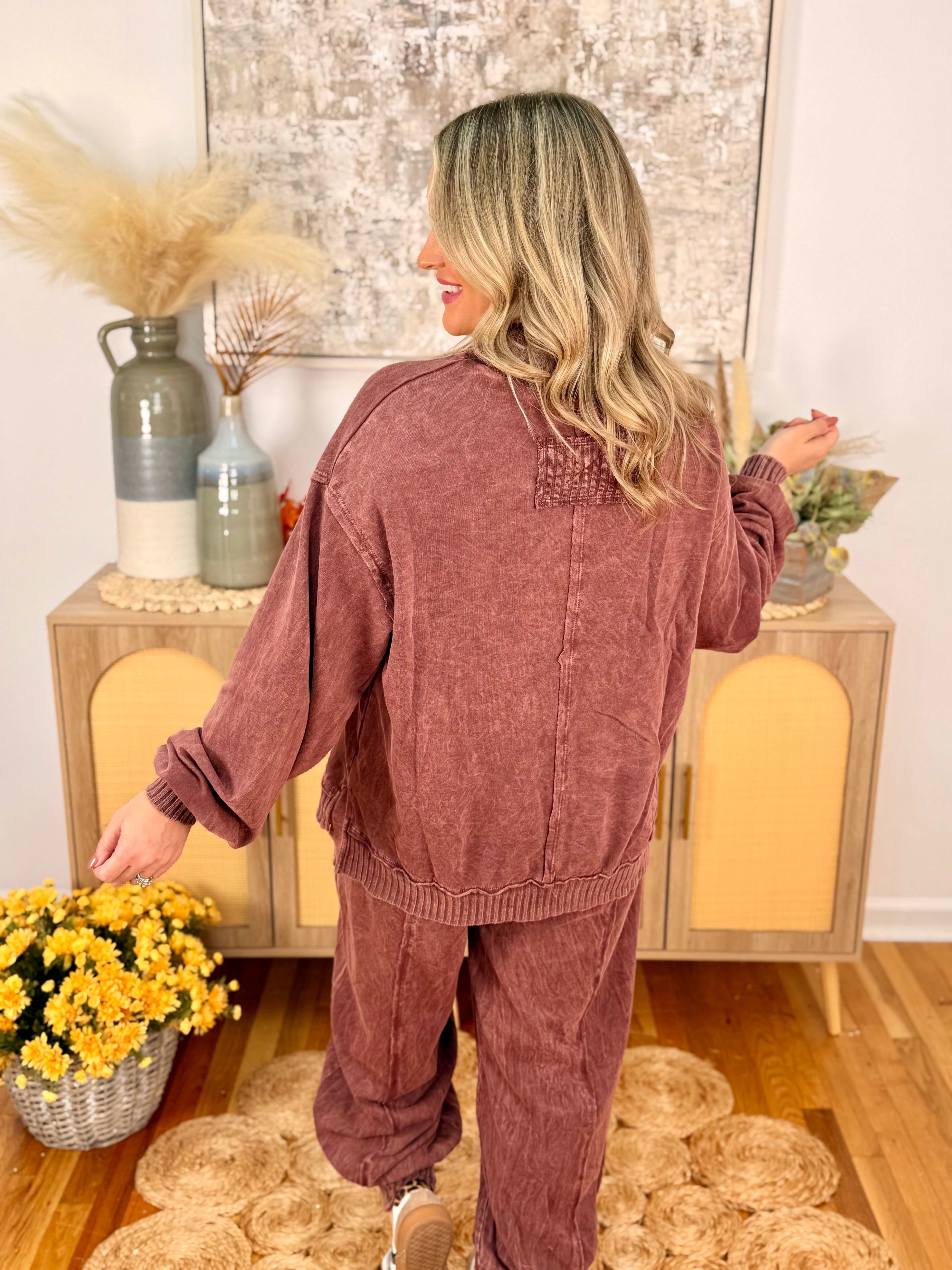Cool Intentions Pullover - Hot Cocoa-110 Long Sleeve Top-jHer-The Lovely Closet, Women's Fashion Boutique in Alexandria, KY