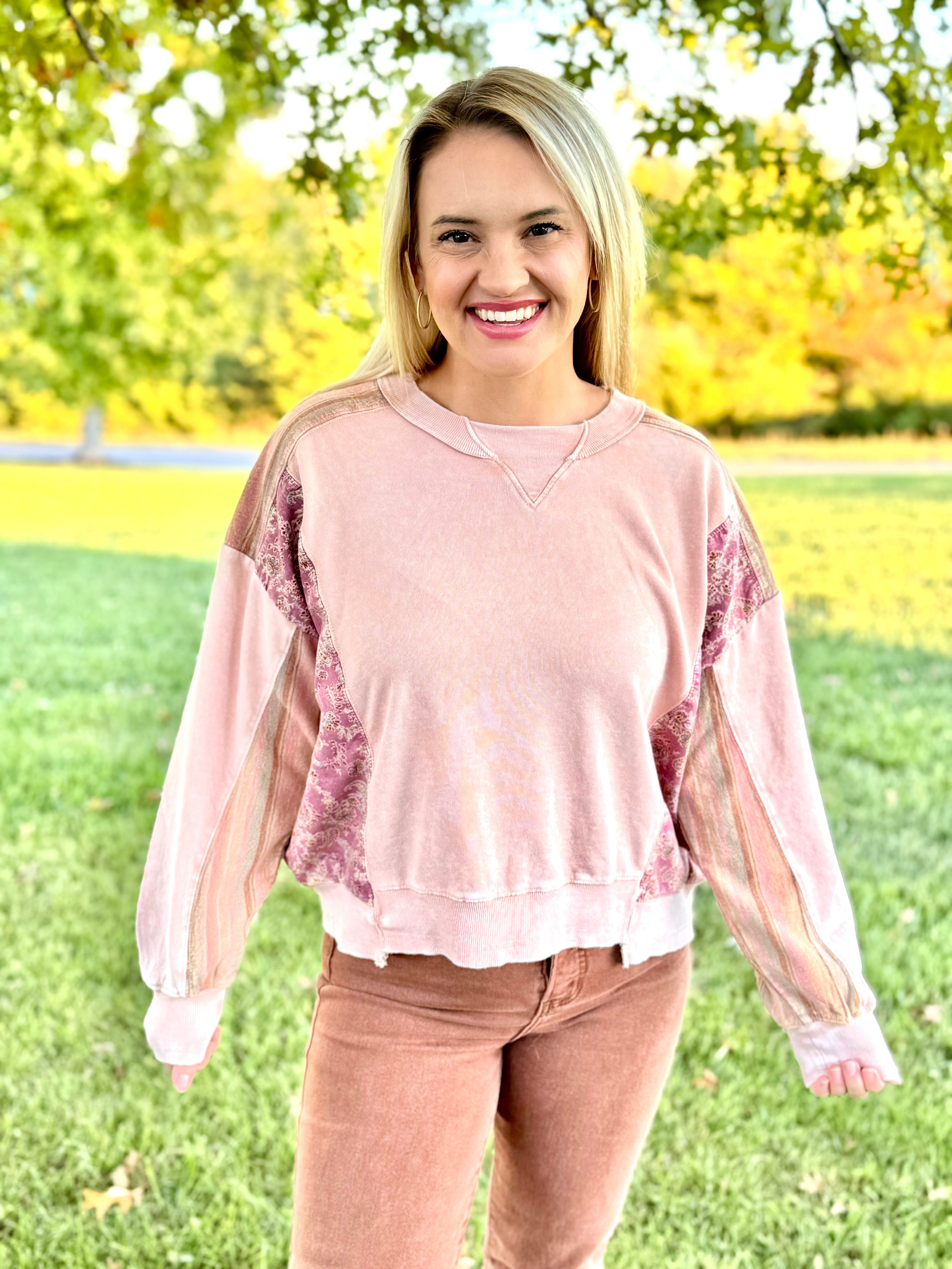 Make Me Blush Top-110 Long Sleeve Top-The Lovely Closet-The Lovely Closet, Women's Fashion Boutique in Alexandria, KY