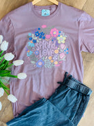 Spread Love Graphic T-Shirt-135 T-Shirt Bar-The Lovely Closet-The Lovely Closet, Women's Fashion Boutique in Alexandria, KY