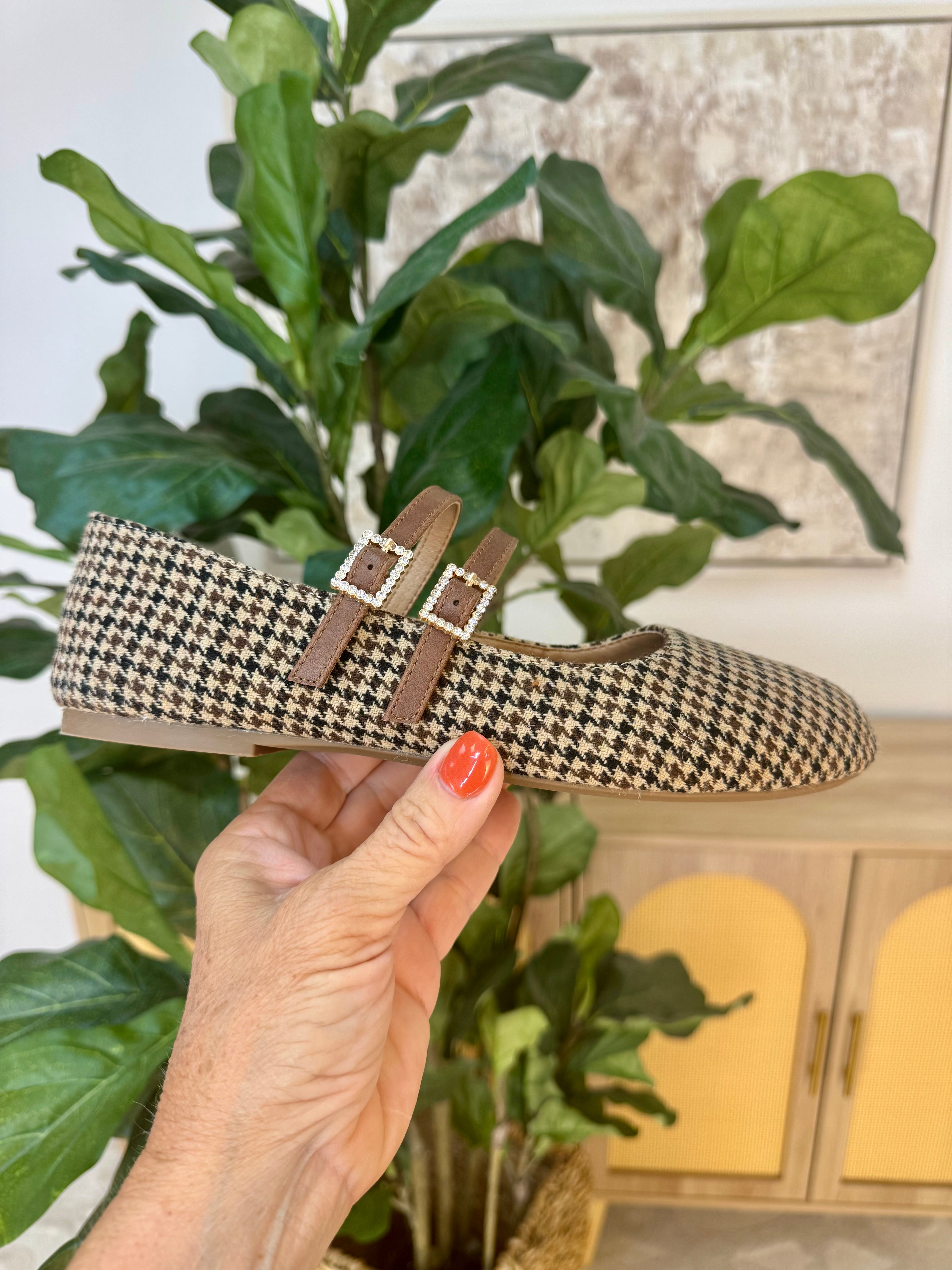 FINAL SALE Corkys Own it - Black Houndstooth-270 Shoes-Corkys-The Lovely Closet, Women's Fashion Boutique in Alexandria, KY