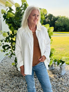 FINAL SALE - Classic Long Sleeve White Blouse-110 Long Sleeve Top-The Lovely Closet-The Lovely Closet, Women's Fashion Boutique in Alexandria, KY